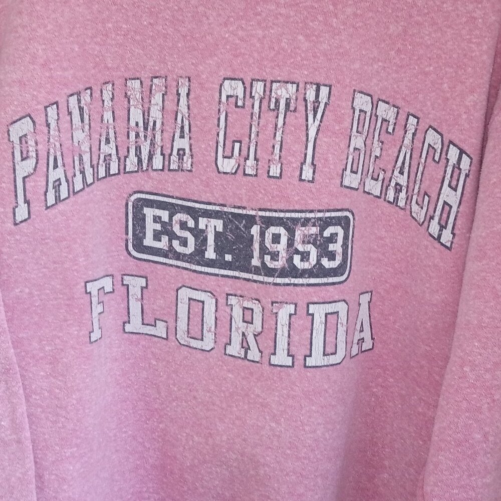 Panama city Beach Florida pink sweatshirt